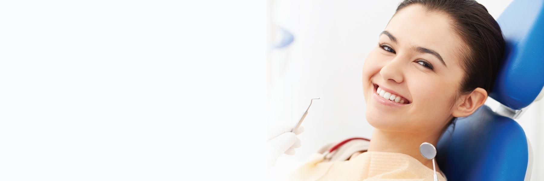 Girl in treatment chair at dentist near me in Eagan MN